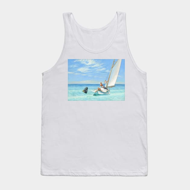 Ground Swell Oil Painting by Edward Hopper Tank Top by podartist